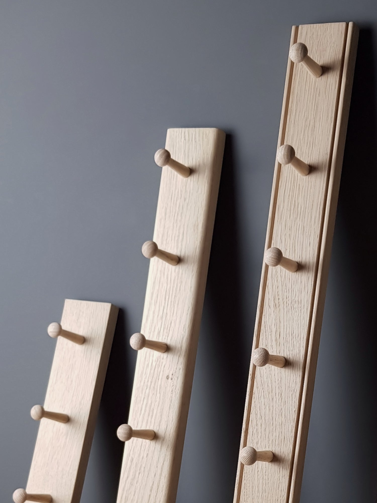 Oak Peg Rail - Custom