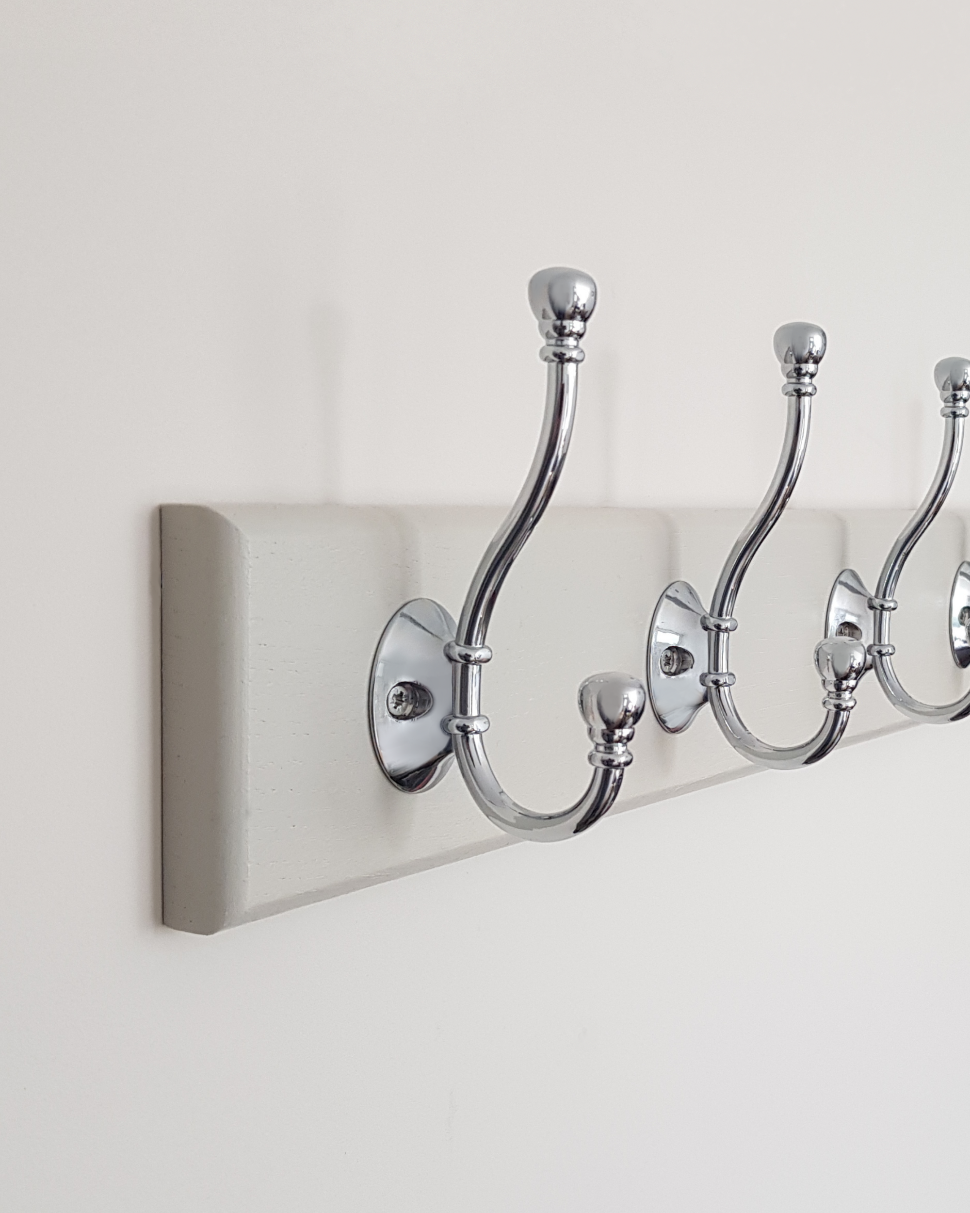 Painted Coat Rack - Round Profile