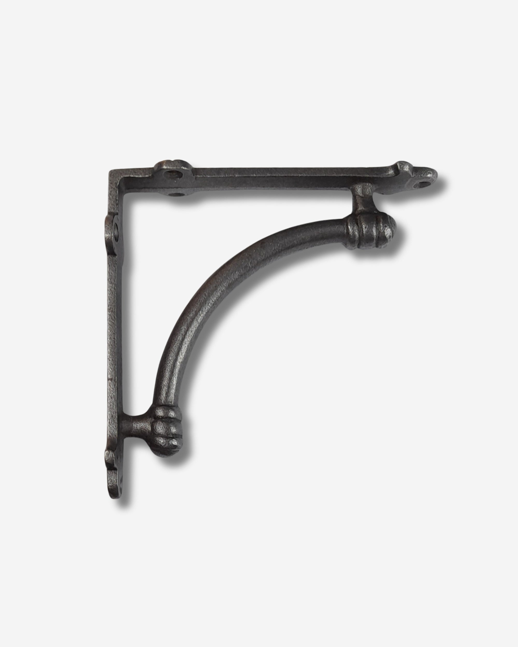 Oak Shelf 100cm - Cast Iron Bracket