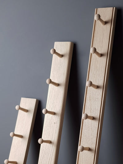 Oak Peg Rail - Custom