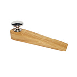 Oak Door Wedge with Chrome Handle