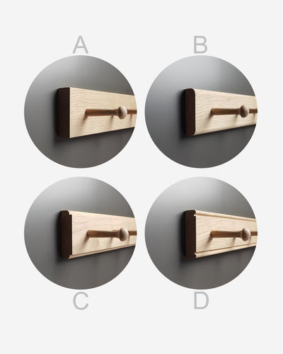 Oak Peg Rail - Custom