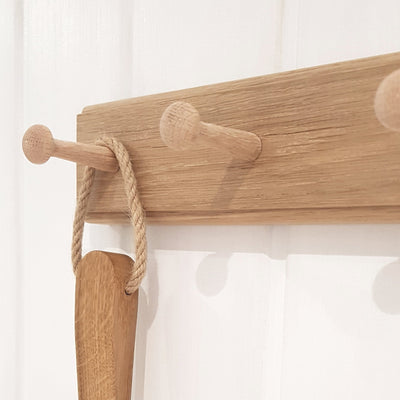 Oak Door Wedge with Rope Handle