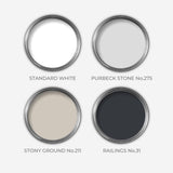 Painted Coat Rack - Eased Edge Profile