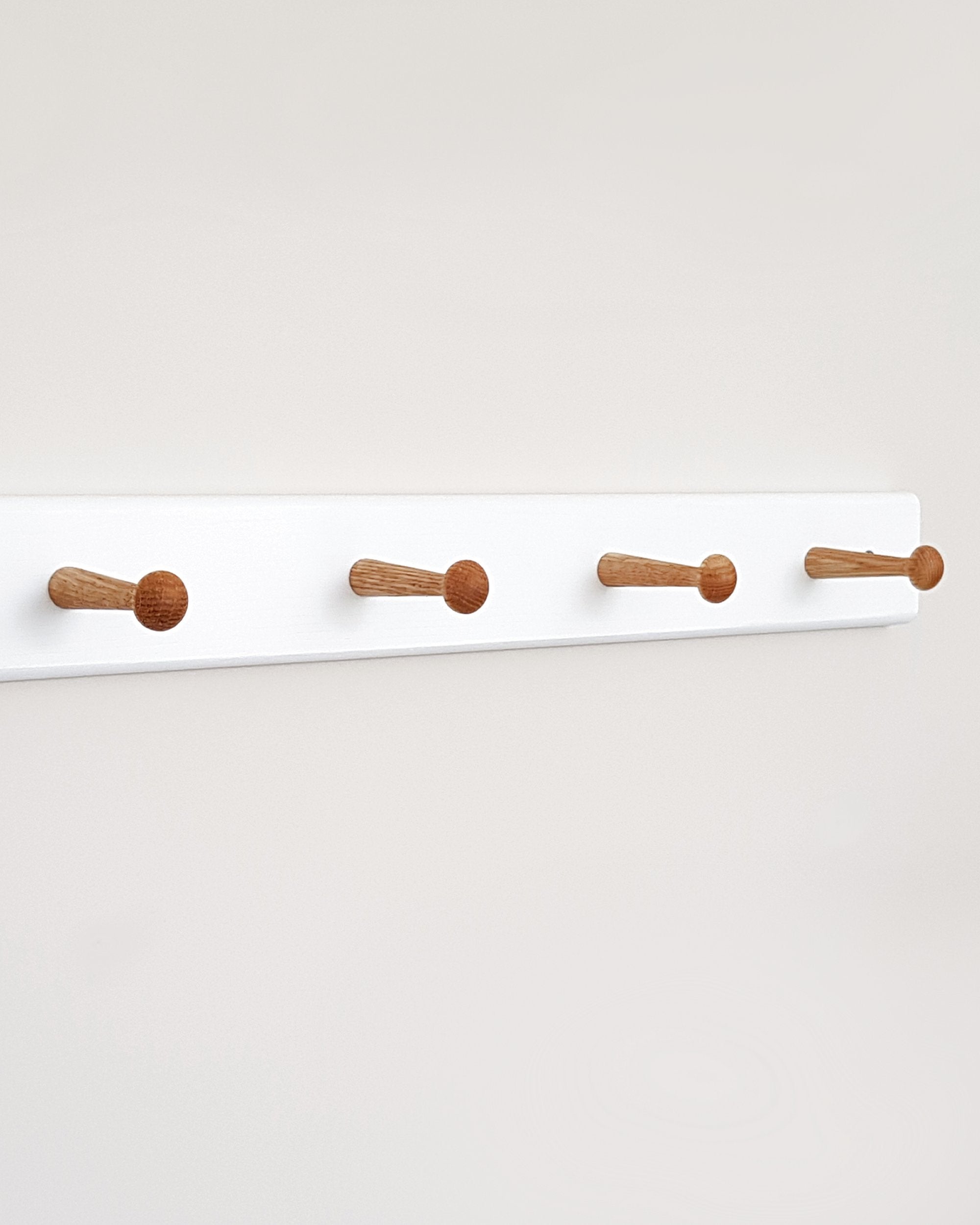 Painted Oak Peg Board