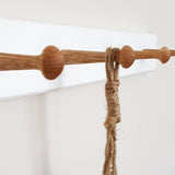 Painted Oak Peg Board