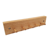 Solid Oak Storage / Key Rack