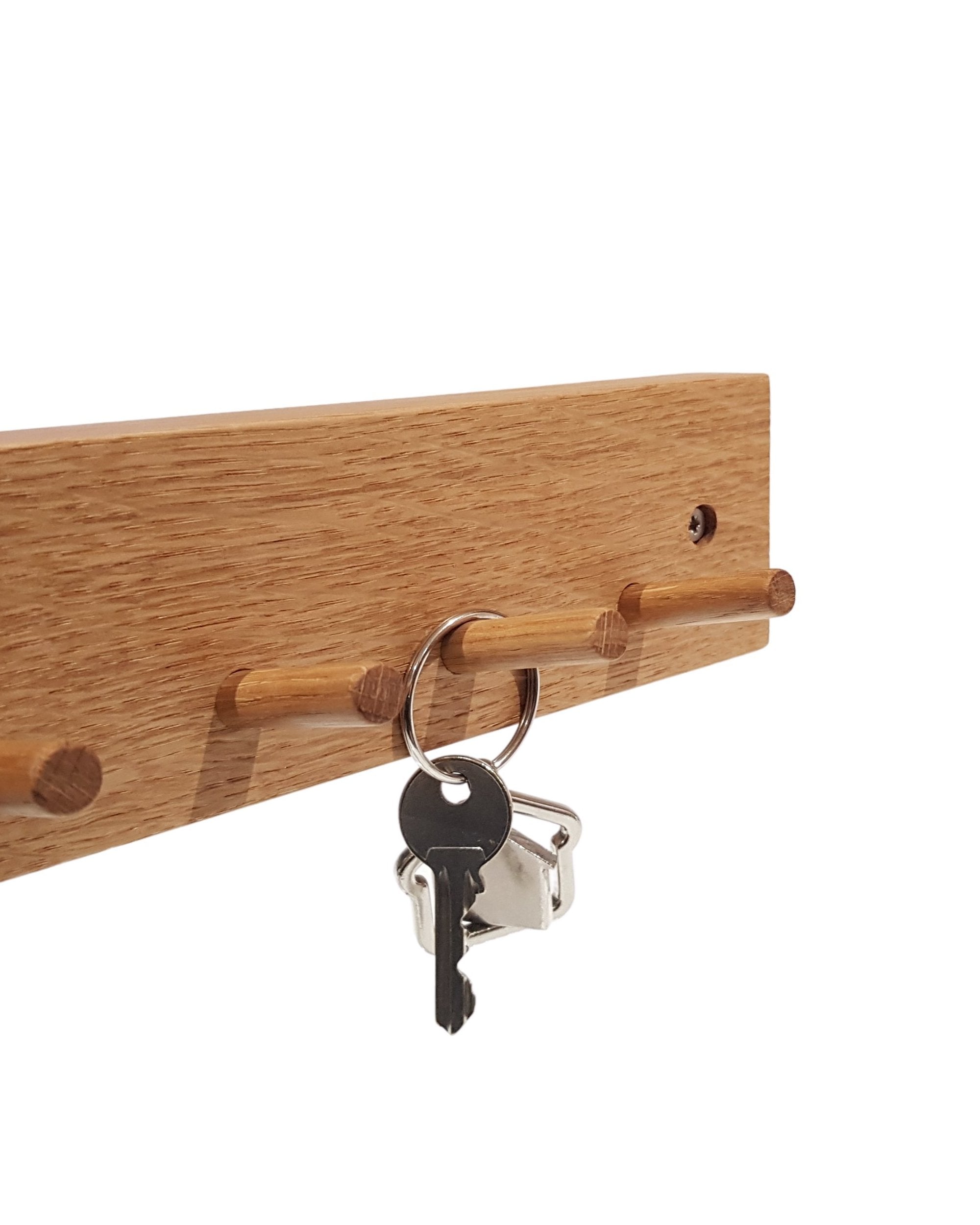 Solid Oak Storage / Key Rack