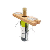 Wine Bottle Glass Holder
